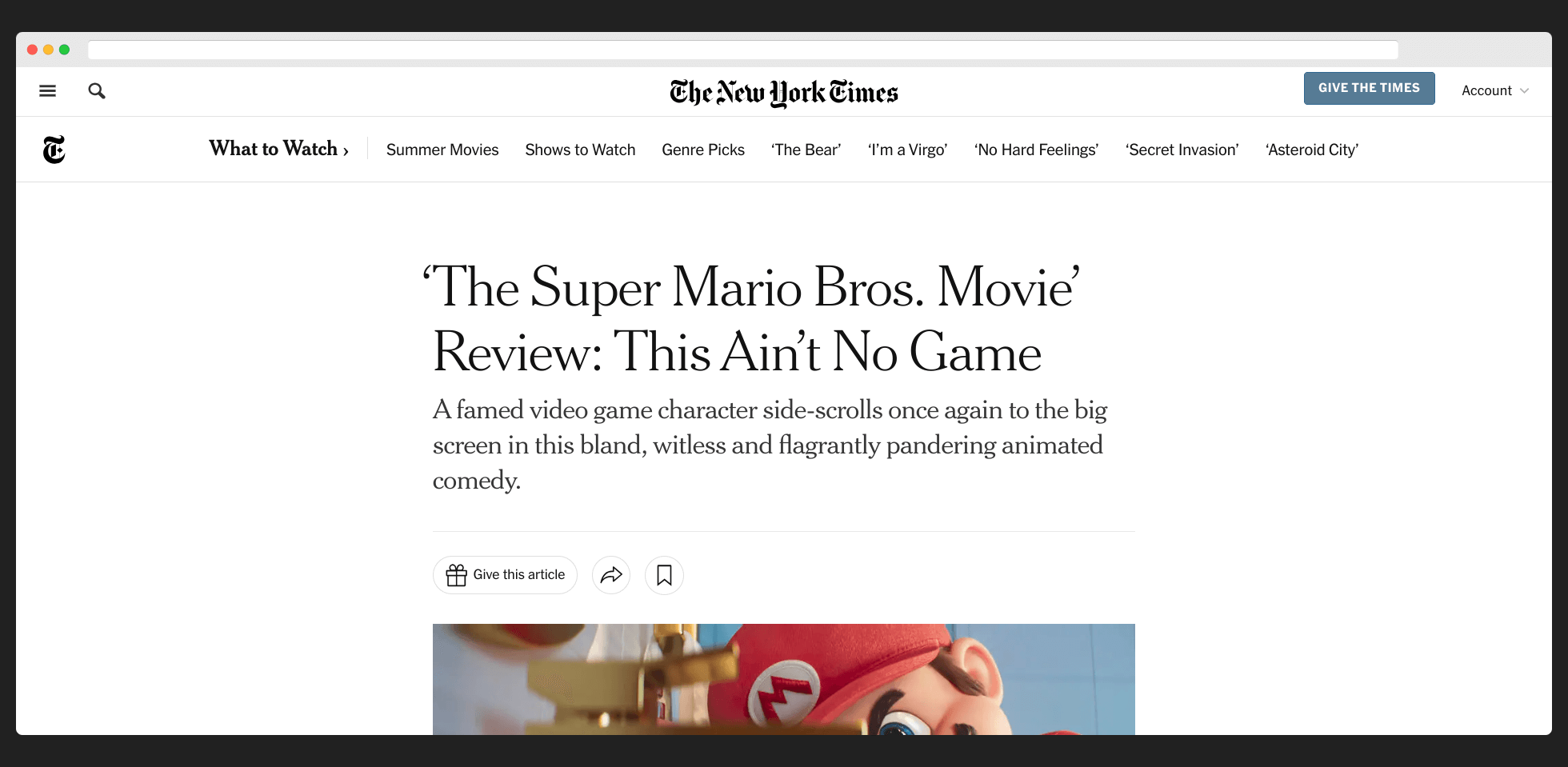 Super Mario Review